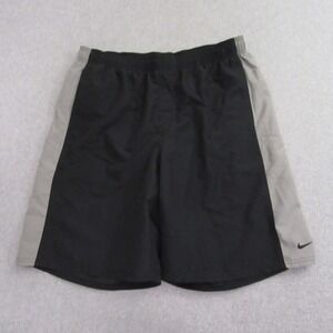 Nike Mens Running Shorts XL Black Gray Athletic Gym Workout Shorts
